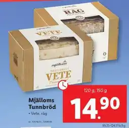 Lidl Mjälloms Tunnbröd erbjuda