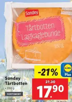 Lidl Sondey Tårtbotten erbjuda