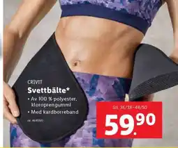 Lidl CRIVIT Svettbälte erbjuda