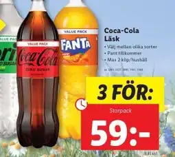 Lidl Coca-Cola läsk erbjuda