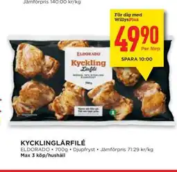 Willys KYCKLINGLÅRFILÉ erbjuda