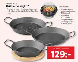 Lidl Grillpanna av järn erbjuda