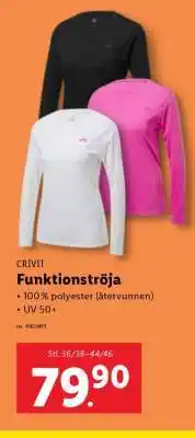 Lidl CRIVIT Funktionströja erbjuda