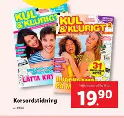 Lidl Korsordstidning erbjuda