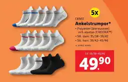 Lidl CRIVIT Ankelstrumpor erbjuda