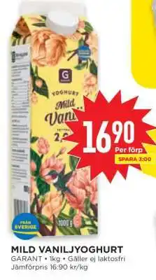 Willys Mild Vaniljyoghurt erbjuda