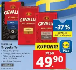 Lidl Gevalia Bryggkaffe erbjuda