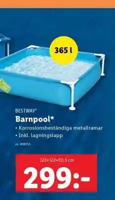 Lidl BESTWAY BARNPOOL erbjuda