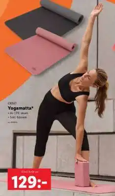 Lidl CRIVIT Yogamatta erbjuda
