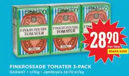 Willys Finkrossade Tomater 3-Pack erbjuda