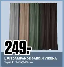 ÖoB LJUSDÄMPANDE GARDIN VIENNA erbjuda