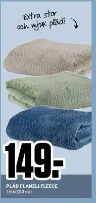 ÖoB PLÄD FLANELLFLEECE erbjuda