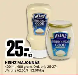 ÖoB Heinz majonnäs erbjuda