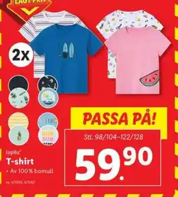 Lidl LUPILU T-shirt erbjuda