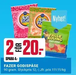 ÖoB FAZER GODISPÅSE erbjuda
