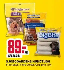 ÖoB SJÖBOGÅRDENS HUNDTUGG erbjuda