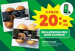 Stora Coop Muffins 4-pack erbjuda