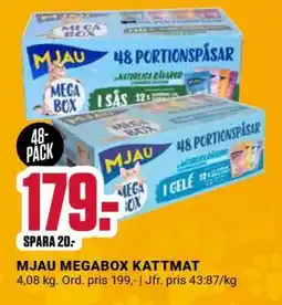 ÖoB MJAU MEGABOX KATTMAT erbjuda