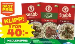Stora Coop Snabb Makaroner erbjuda