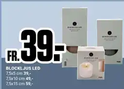 ÖoB BLOCKLJUS LED erbjuda