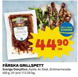 Coop Färska Grillspett erbjuda