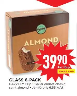 Willys GLASS 6-PACK erbjuda