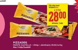 Willys PIZZADEG erbjuda
