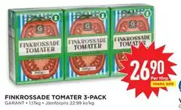 Willys FINKROSSADE TOMATER 3-PACK erbjuda