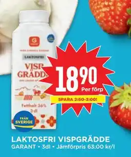 Willys LAKTOSFRI VISPGRÄDDE erbjuda