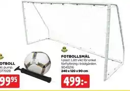 Jem&Fix FOTBOLLSMÅL erbjuda