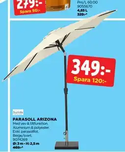 Jem&Fix PARASOLL ARIZONA erbjuda