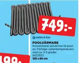 Jem&Fix POOLVÄRMARE erbjuda
