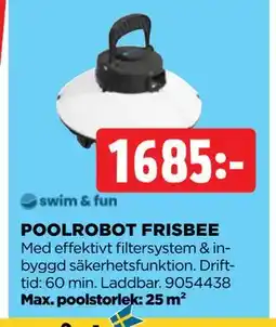 Jem&Fix POOLROBOT FRISBEE erbjuda