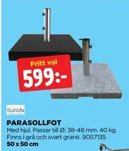 Jem&Fix PARASOLLFOT erbjuda