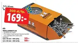 Jem&Fix TRALLSKRUV A4 erbjuda