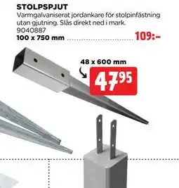 Jem&Fix STOLPSPJUT erbjuda