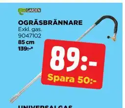 Jem&Fix OGRÄSBRÄNNARE erbjuda
