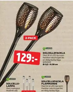 Jem&Fix SOLCELLSFACKLA erbjuda