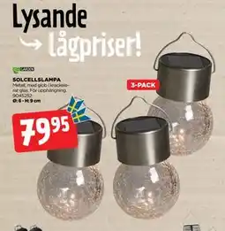 Jem&Fix SOLCELLSLAMPA erbjuda