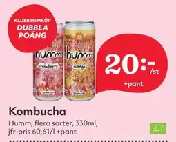 Hemköp Kombucha erbjuda