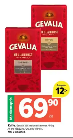 Coop Extra GEVALIA Kaffe erbjuda