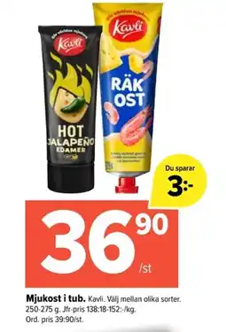 Coop Extra KAVLI Mjukost i tub erbjuda
