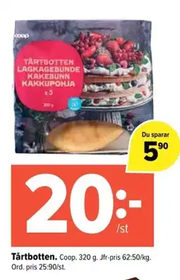 Coop Extra COOP Tårtbotten erbjuda