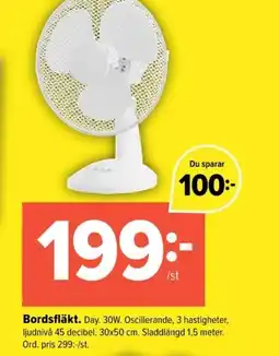 Coop Extra Bordsfläkt erbjuda