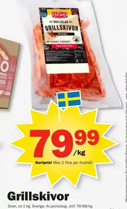 Pekås SCAN Grillskivor erbjuda