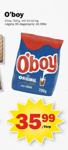 Pekås O'boy erbjuda