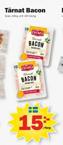 Pekås SCAN Tärnat bacon erbjuda