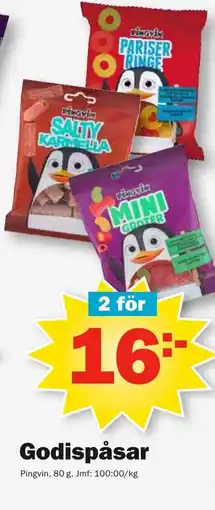 Pekås Godispåsar erbjuda