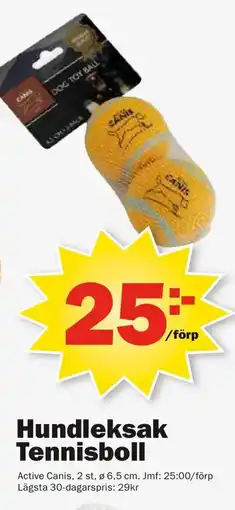 Pekås Hundleksak tennisboll erbjuda