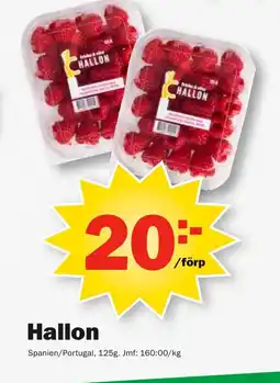 Pekås Hallon erbjuda